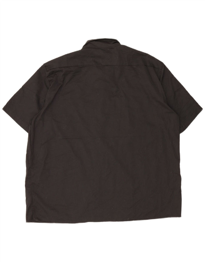 Dickies Kortærmet Herreskjorte 2XL Sort Polyester