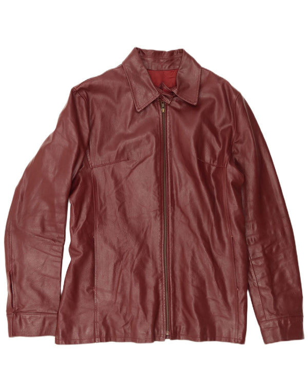 Conbipel Herre Læderjakke IT 48 Medium Burgundy
