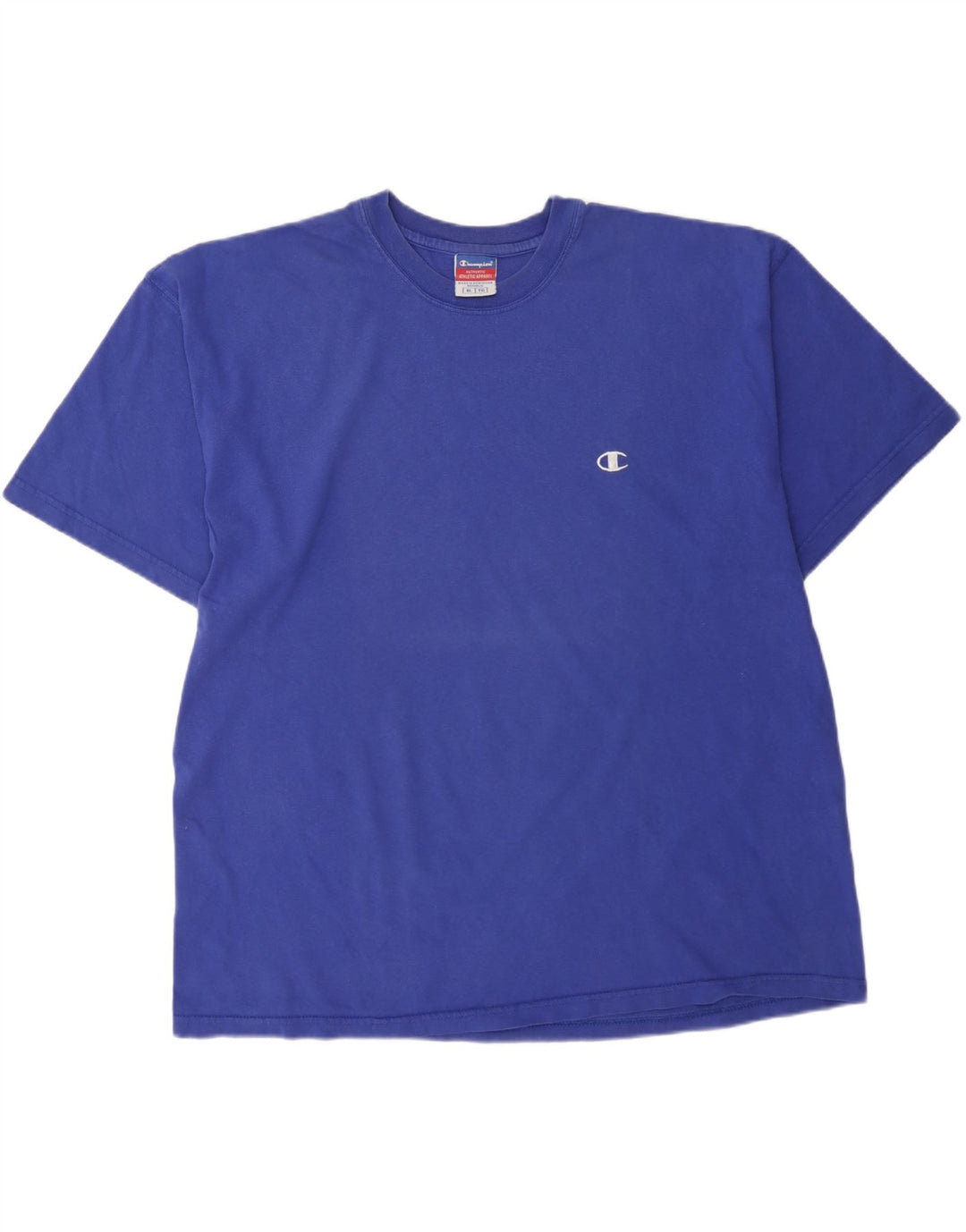 CHAMPION Mens T-Shirt Top XL Blue Cotton Vintage Champion and Second-Hand Champion from Messina Hembry 