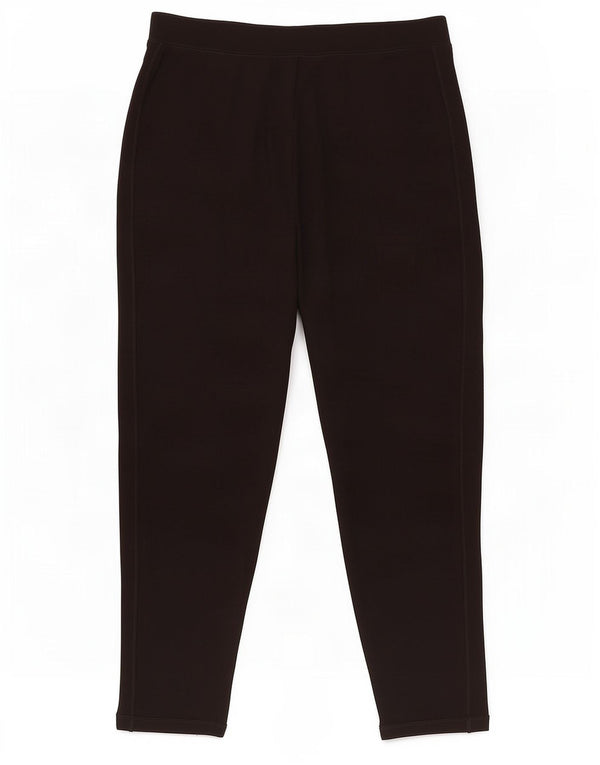 Marks & Spencer Dame Capri Bukser UK 10 Small W28 L23 Sort Viscose