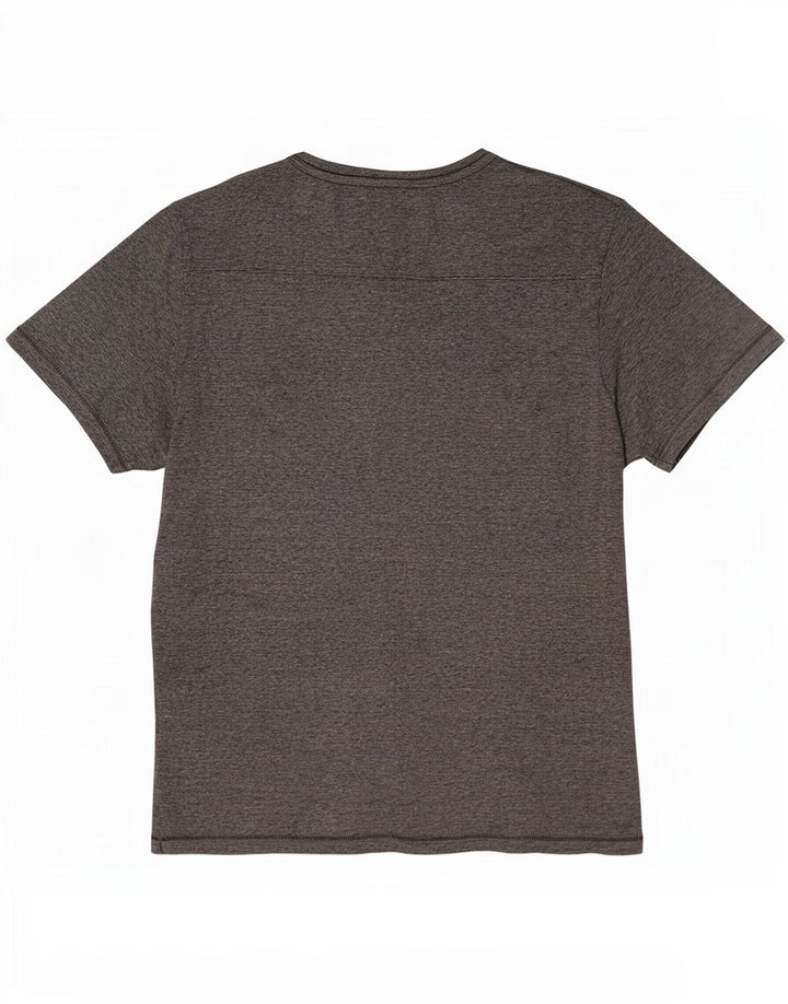 French Connection Herre T-Shirt Top 2XL Grå nålestribet bomuld