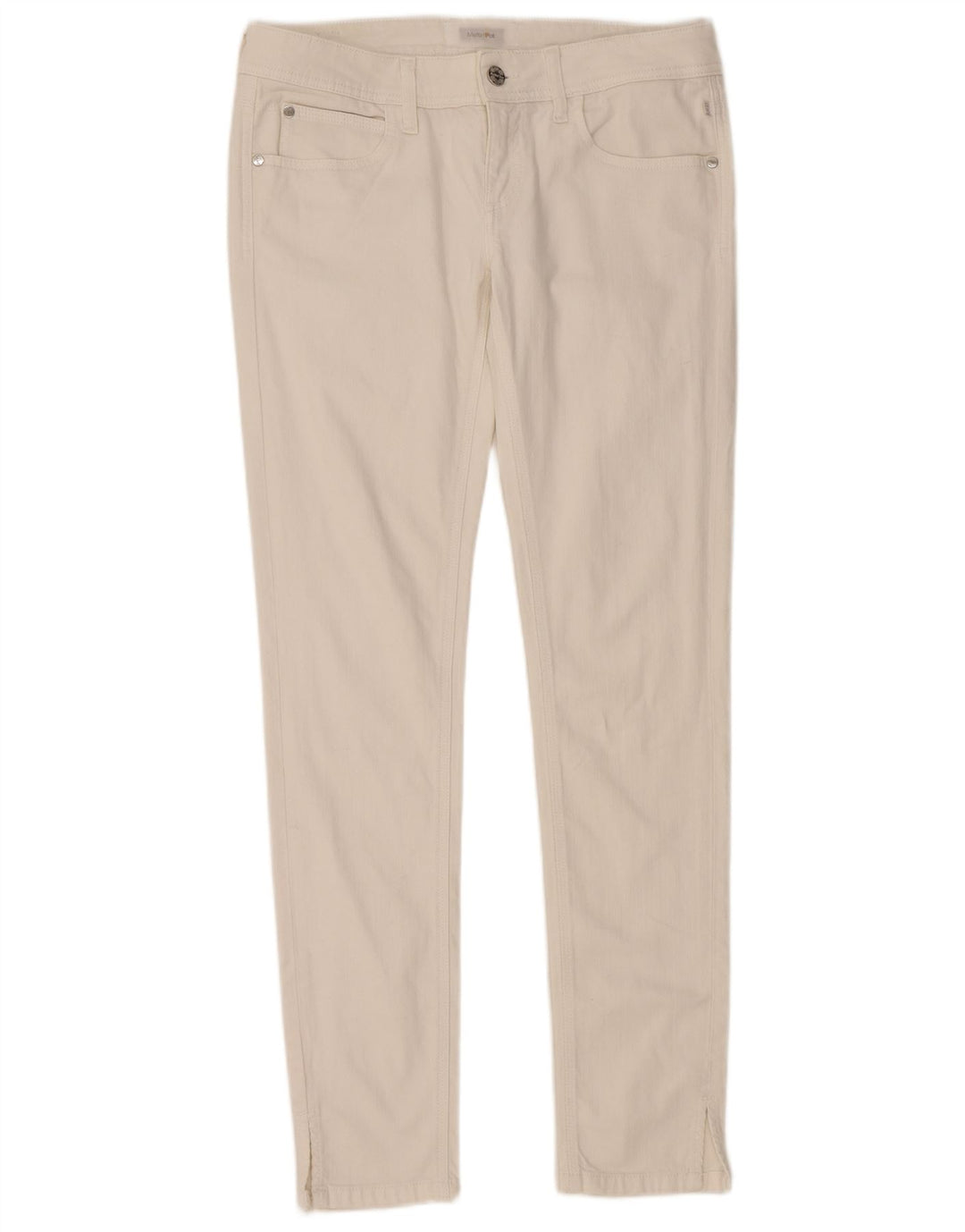 MELTIN' POT Dame Skinny Jeans W29 L32 Hvid Bomuld