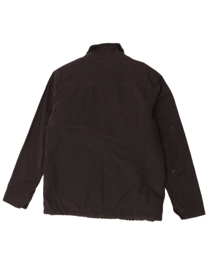 Superdry Herre Sherpa Utility Jacket UK 36 Lille sort bomuld