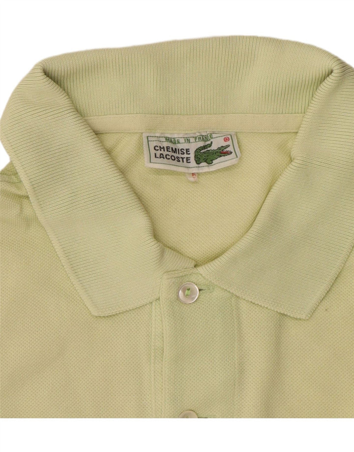 LACOSTE Mens Polo Shirt Size 5 Large Green Cotton Vintage Lacoste and Second-Hand Lacoste from Messina Hembry 