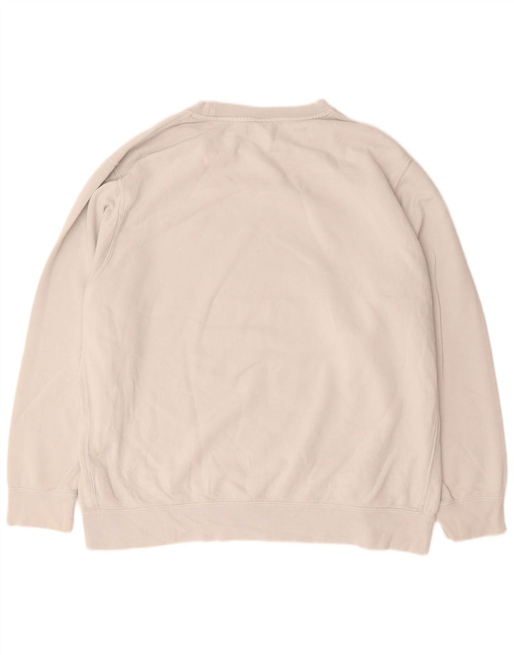 Nike grafisk sweatshirt til mænd 2XL hvid bomuld