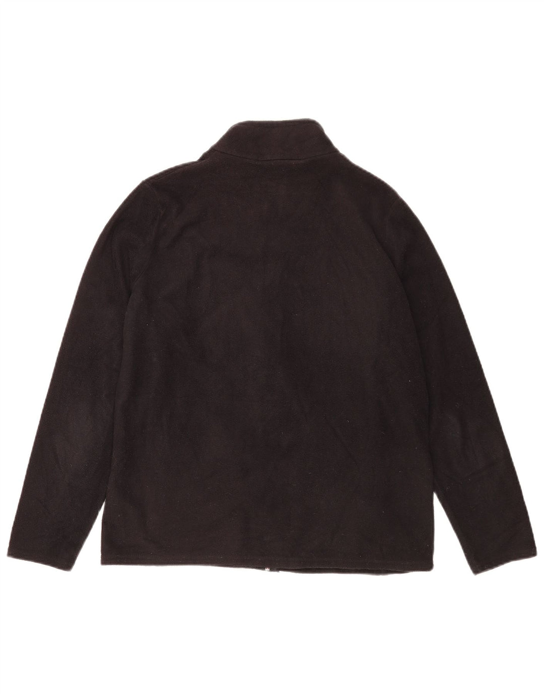 Marks & Spencer Fleecejakke til kvinder UK 16 Stor sort polyester