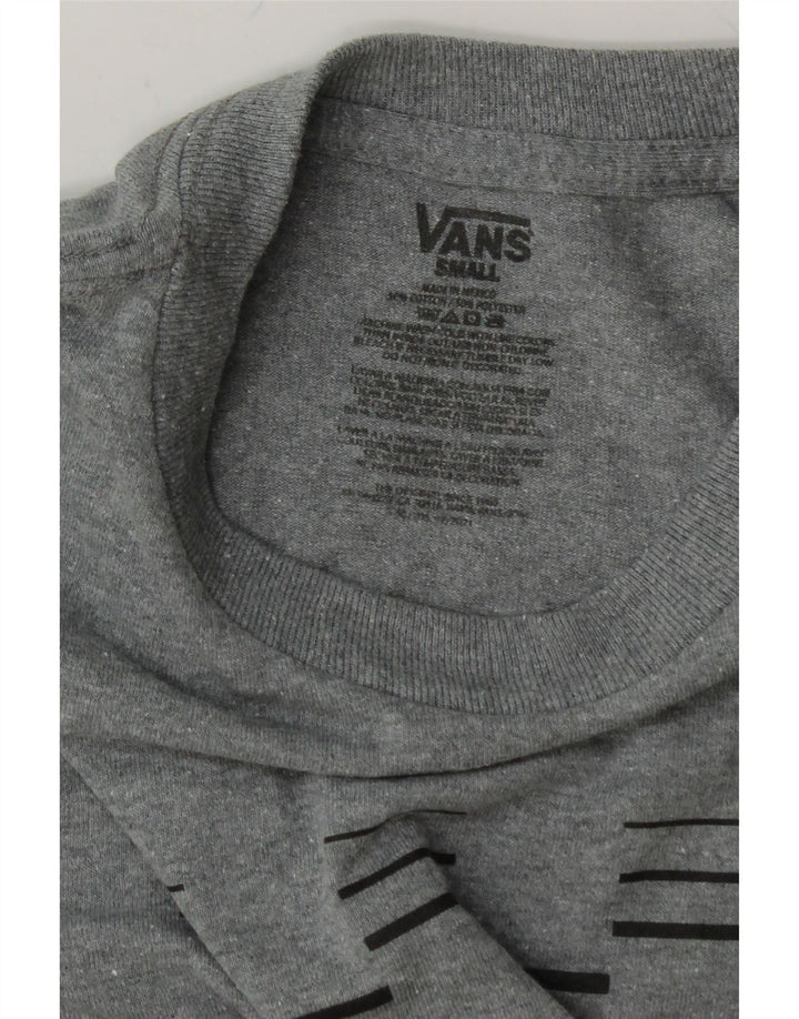 VANS Mens Graphic T-Shirt Top Small Grey Cotton Vintage Vans and Second-Hand Vans from Messina Hembry 