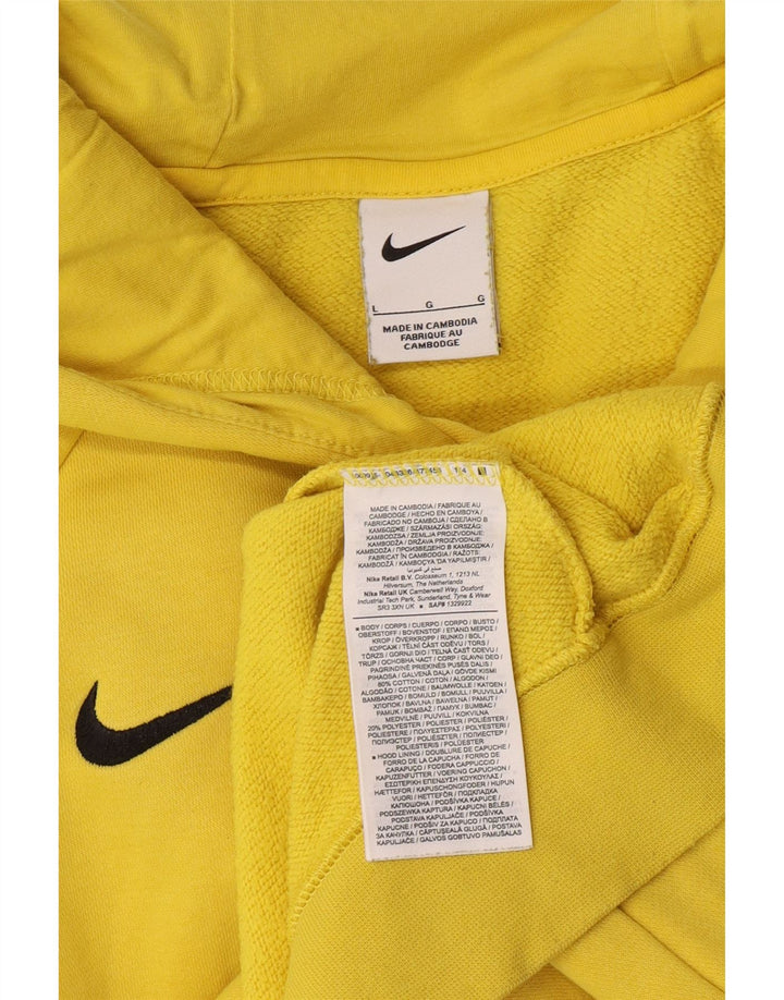 Nike Herre hættetrøje Jumper Stor Gul Bomuld