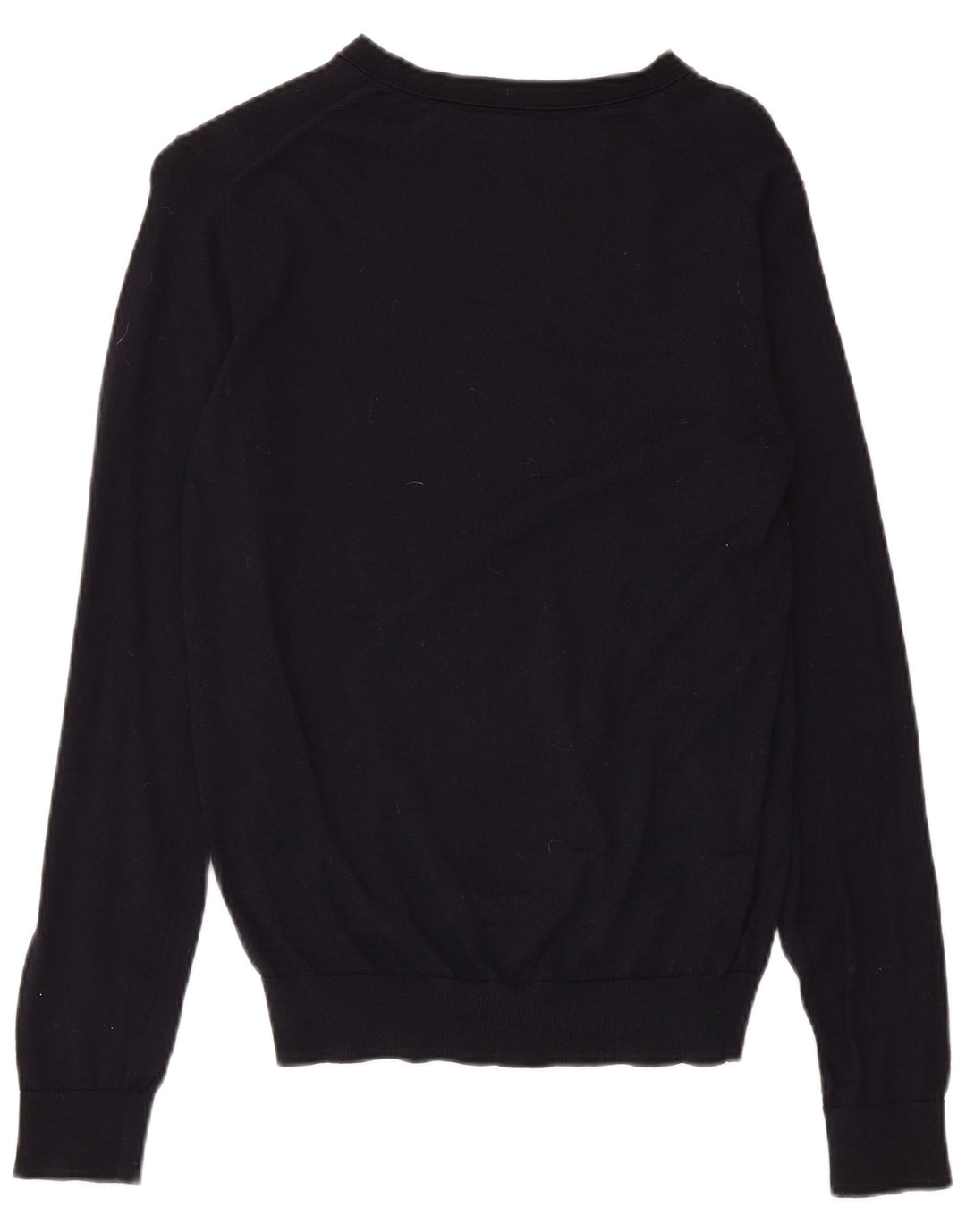 REISS Dame Boat Neck Jumper Sweater UK 12 Medium Navy Blue Wool