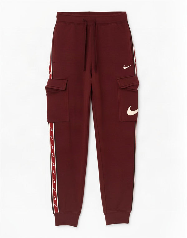 Nike Herre grafisk træningsdragt Bukser Joggers Lille Burgundy Colourblock