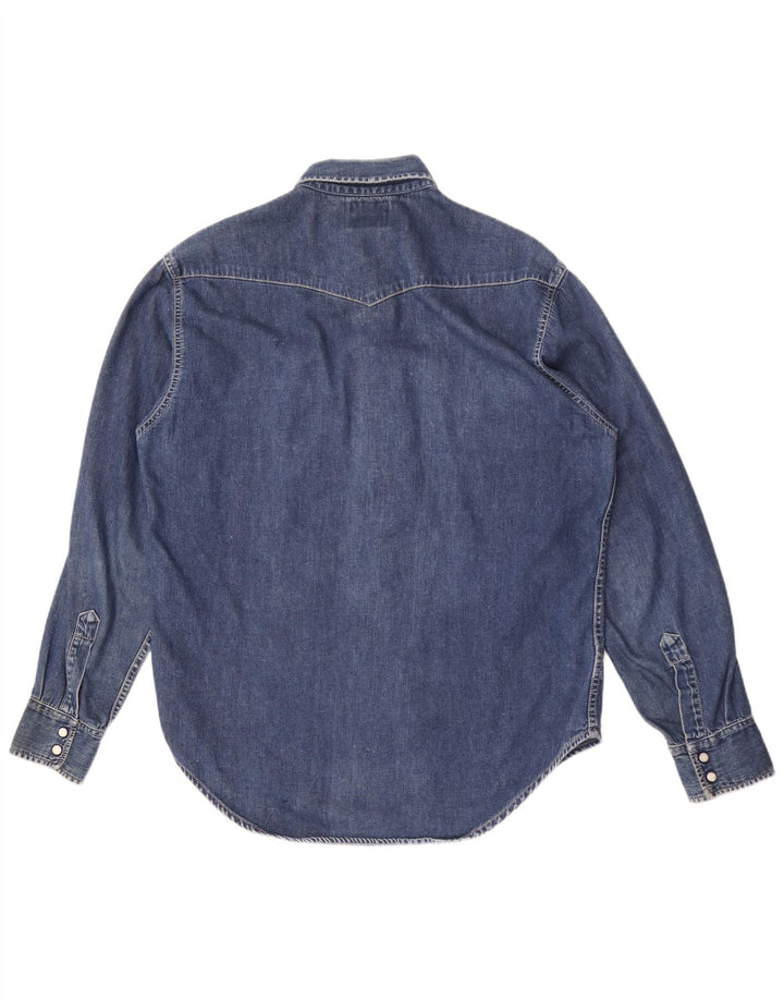 Levi's Denimskjorte til mænd, medium blå bomuld