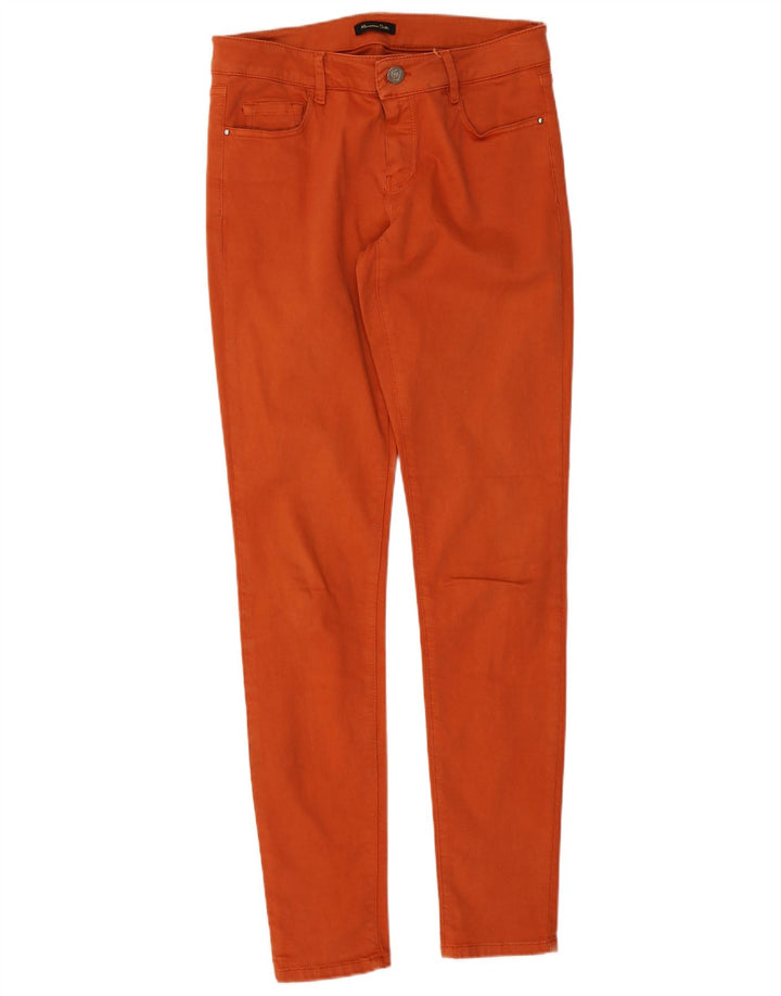 Massimo Dutti Dame Skinny Jeans EU 38 Small W28 L29 Orange