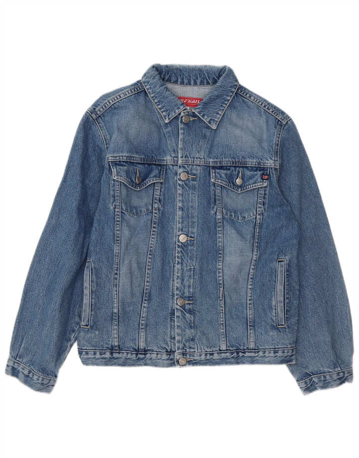 Wild Jeans Dame denimjakke UK 18 XL Blå Bomuld