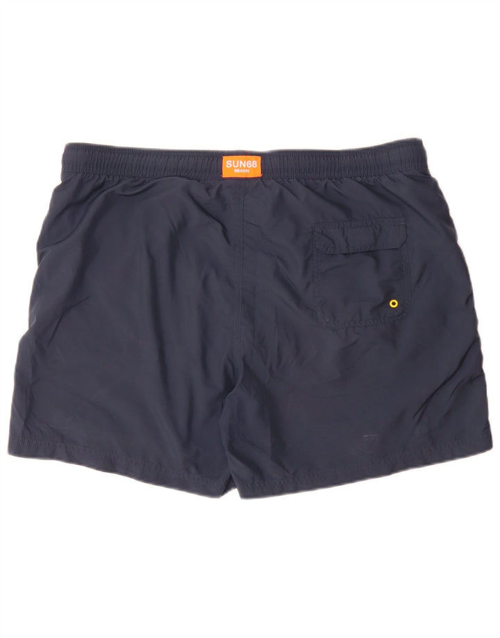 Sun68 Badeshorts til mænd 2XL marineblå polyester