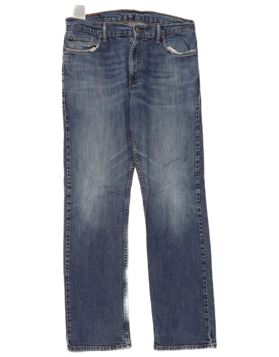 Levi's Herre 514 Straight Jeans W34 L32 Blå Bomuld