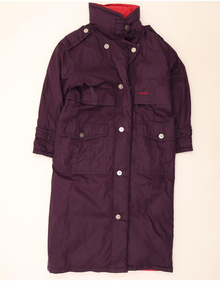 HEAD Womens Oversized Vendbar Polstret Frakke IT 48 XL Rød Bomuld