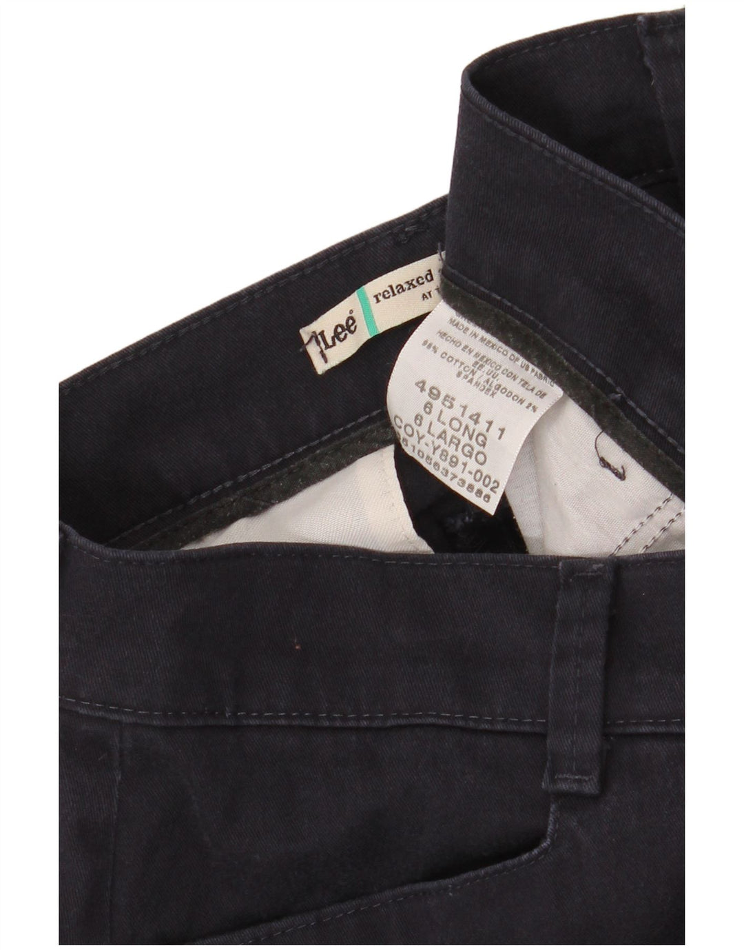 Lee Dame Lige Casual Bukser US 6 Medium W29 L33 Navy Blue Classic