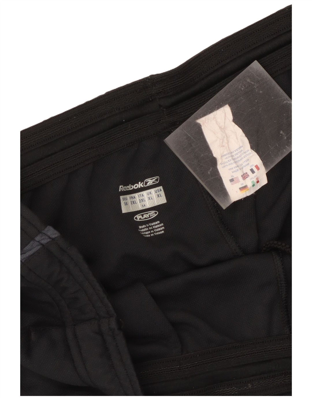 Reebok Herre Sportshorts XL Sort Polyester