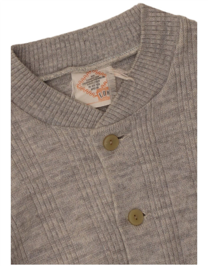 Vintage dame cardigan sweater UK 14 Medium Grey