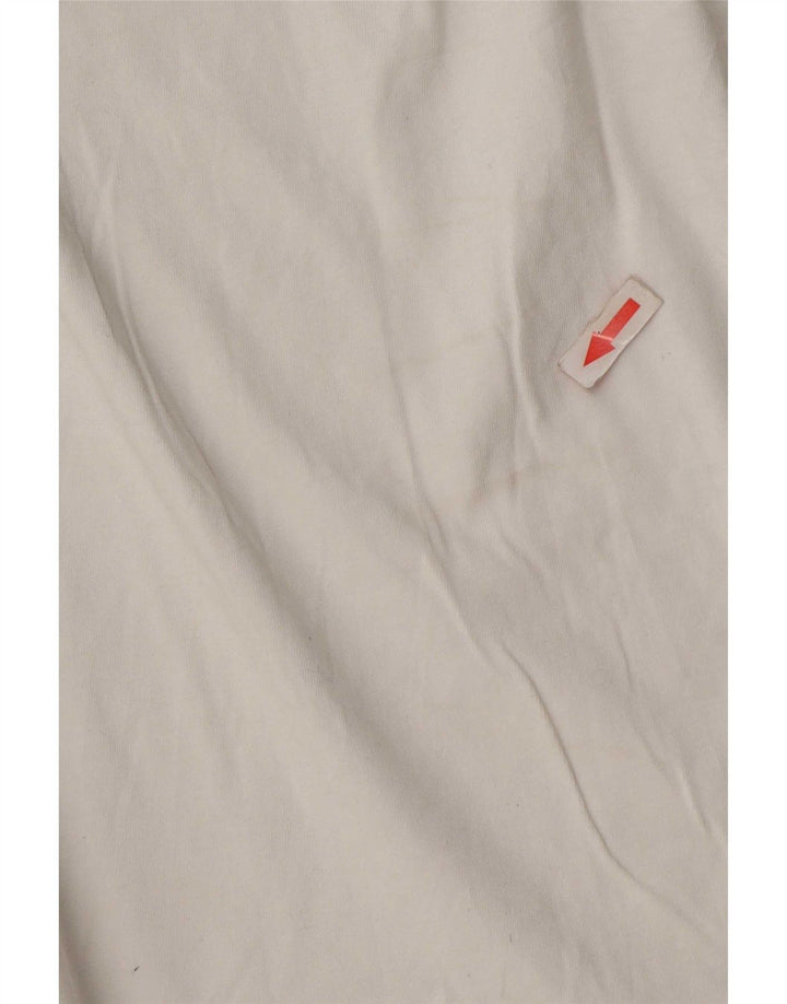 Adidas Grafisk T-shirt top til mænd Medium hvid bomuld