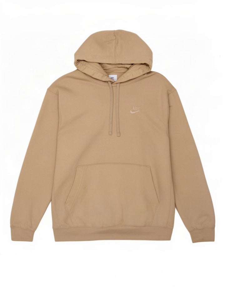 Nike hættetrøje til mænd, lille beige bomuld