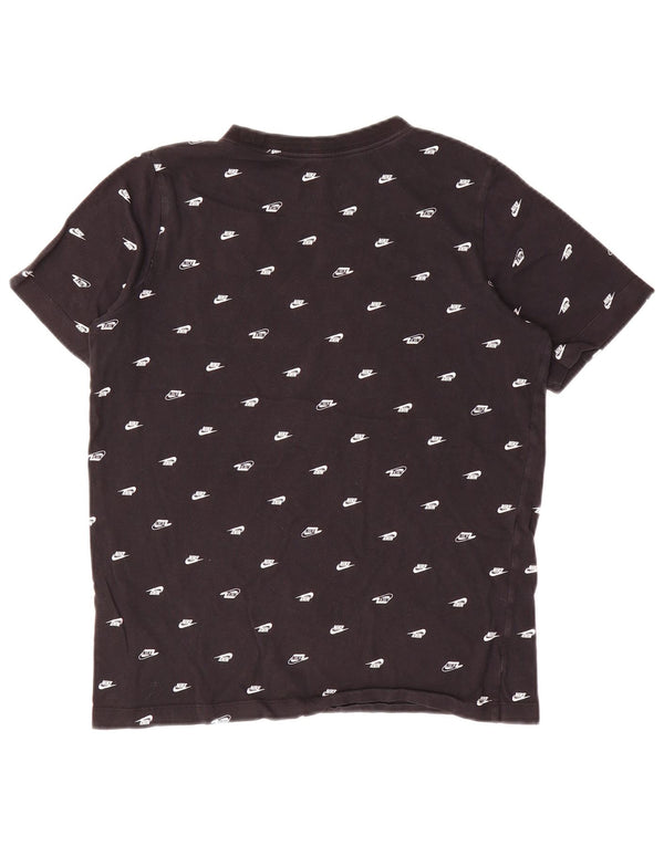 Nike drenge grafisk t-shirt top 13-14 år XL sort bomuld