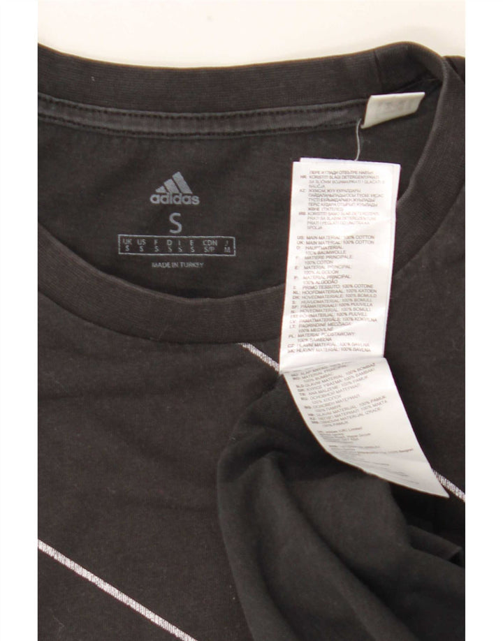 Adidas Herre grafisk T-shirt top lille sort bomuld