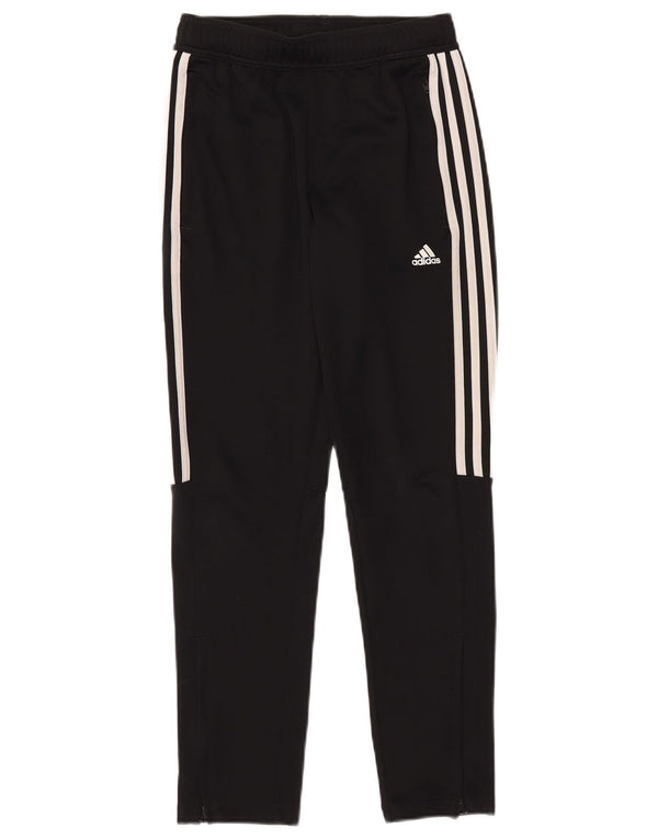 Adidas Boys Aeroready Tracksuit Bukser 11-12 år Sort Polyester