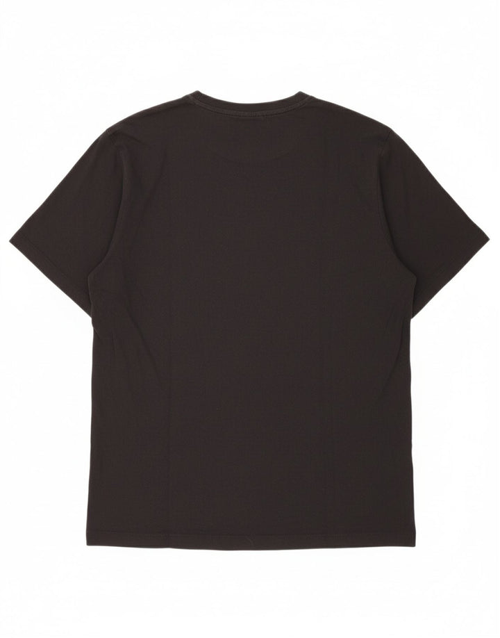 KAPPA Mens Graphic T-Shirt Top 2XL Black Cotton