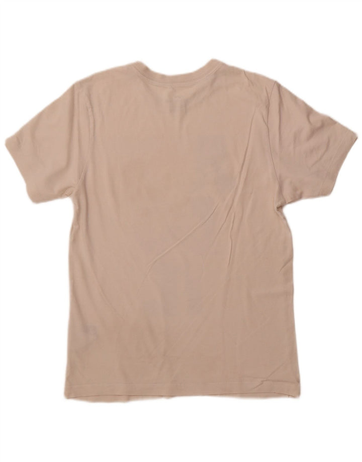 NIKE Grafisk T-shirt top XS Hvid bomuld til mænd