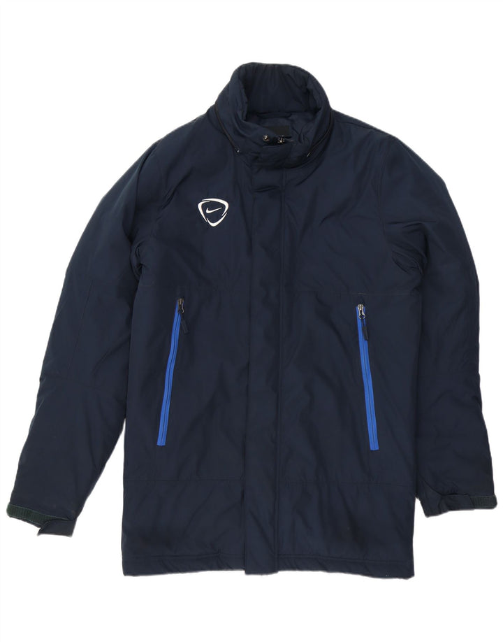 NIKE Windbreaker-jakke til mænd UK 36 Lille marineblå polyester