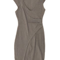 French Connection Womens Bodycon Dress UK 10 Small Grey Viscose
