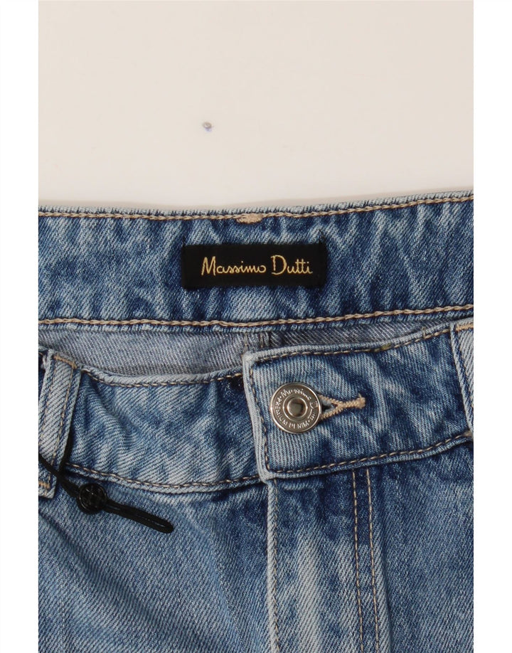 MASSIMO DUTTI Womens Cropped Jeans EU 40 Medium W30 L25 Blue Cotton Vintage Massimo Dutti and Second-Hand Massimo Dutti from Messina Hembry 