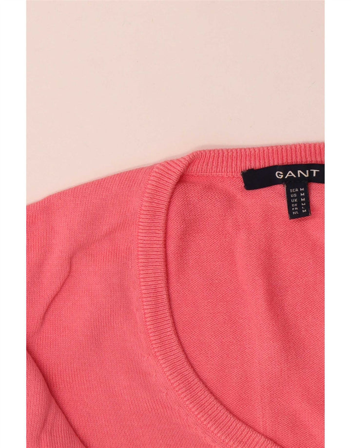 Gant Dame V-hals sweater UK 12 Medium Pink Bomuld