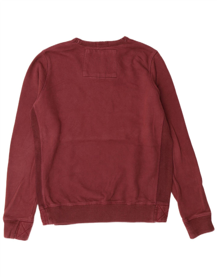 Superdry Grafisk Sweatshirt-trøje til mænd Large Bourgogne bomuld