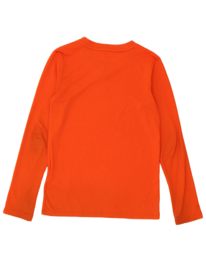 Adidas Boys Aeroready Top Langærmet 11-12 År Orange Polyester