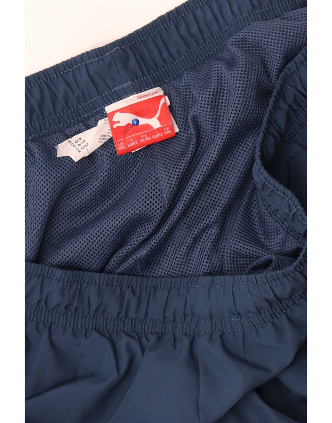 Puma Herre grafisk Capri træningsdragt bukser 2XL marineblå polyester