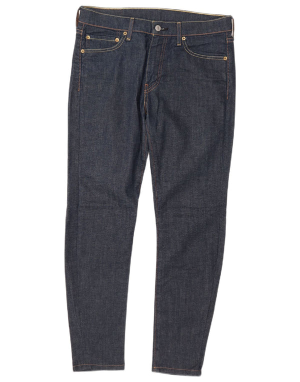 LEVI'S Herre 510 Skinny Jeans W32 L28 Marineblå Bomuld