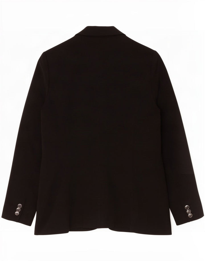 Reiss Dame 1-knap Blazer Jacket UK 10 Small Black Acetate