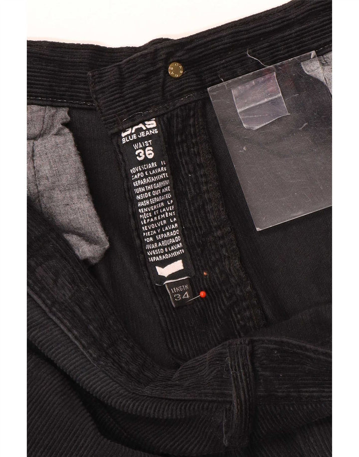 Gas Herre Bootcut Corduroy Bukser W36 L34 Sort