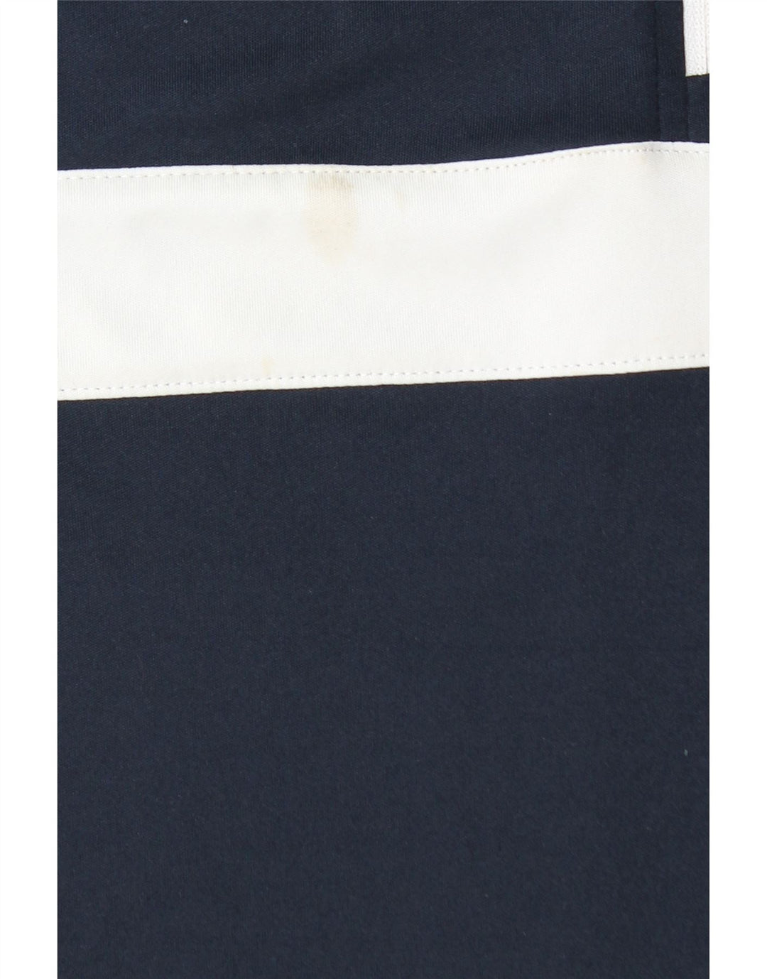 Dkny Herre Zip Neck Pullover Træningsdragt Top Small Navy Blue Colourblock