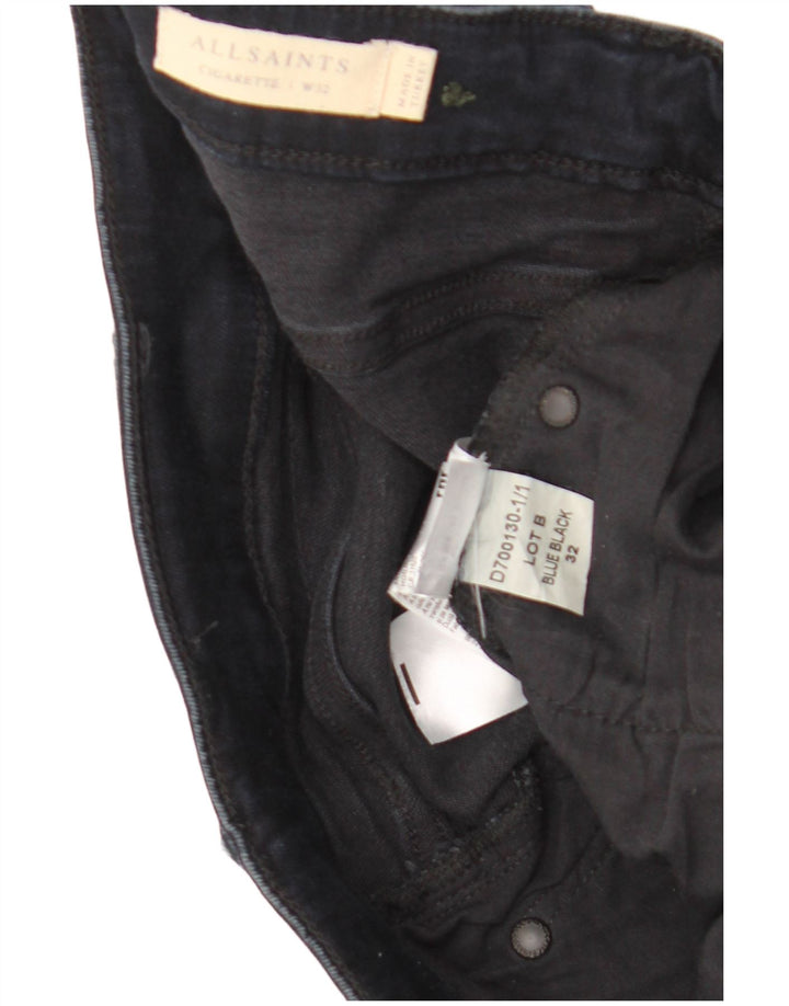 All Saints Herre Cigarette Slim Jeans W32 L32 Marineblå Bomuld