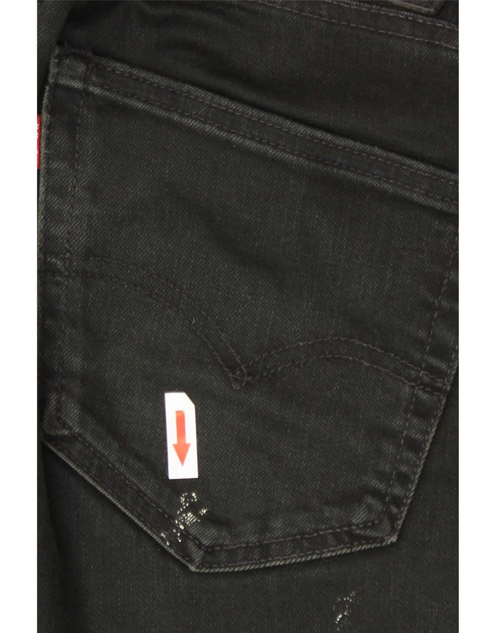 Levi's Slim Jeans til mænd W34 L34 Sort bomuld