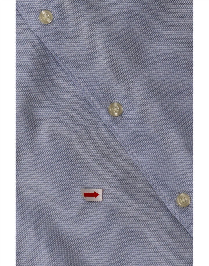 ZARA Slim Fit skjorte til mænd, stor blå bomuld