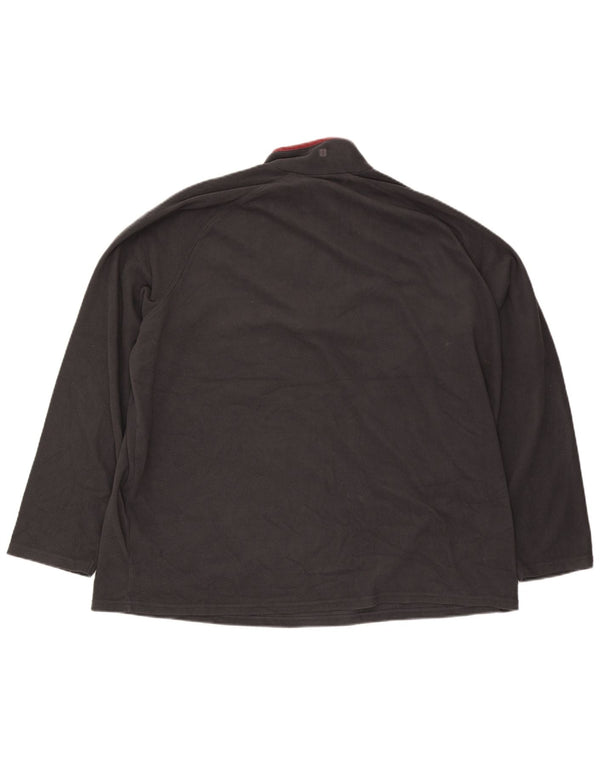 Mountain Warehouse Herre Zip Neck Fleece Jumper 3XL Grå Polyester