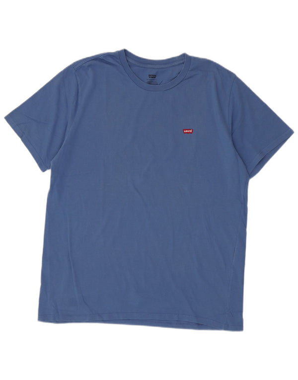 Levi's Herre T-Shirt Top Stor Blå