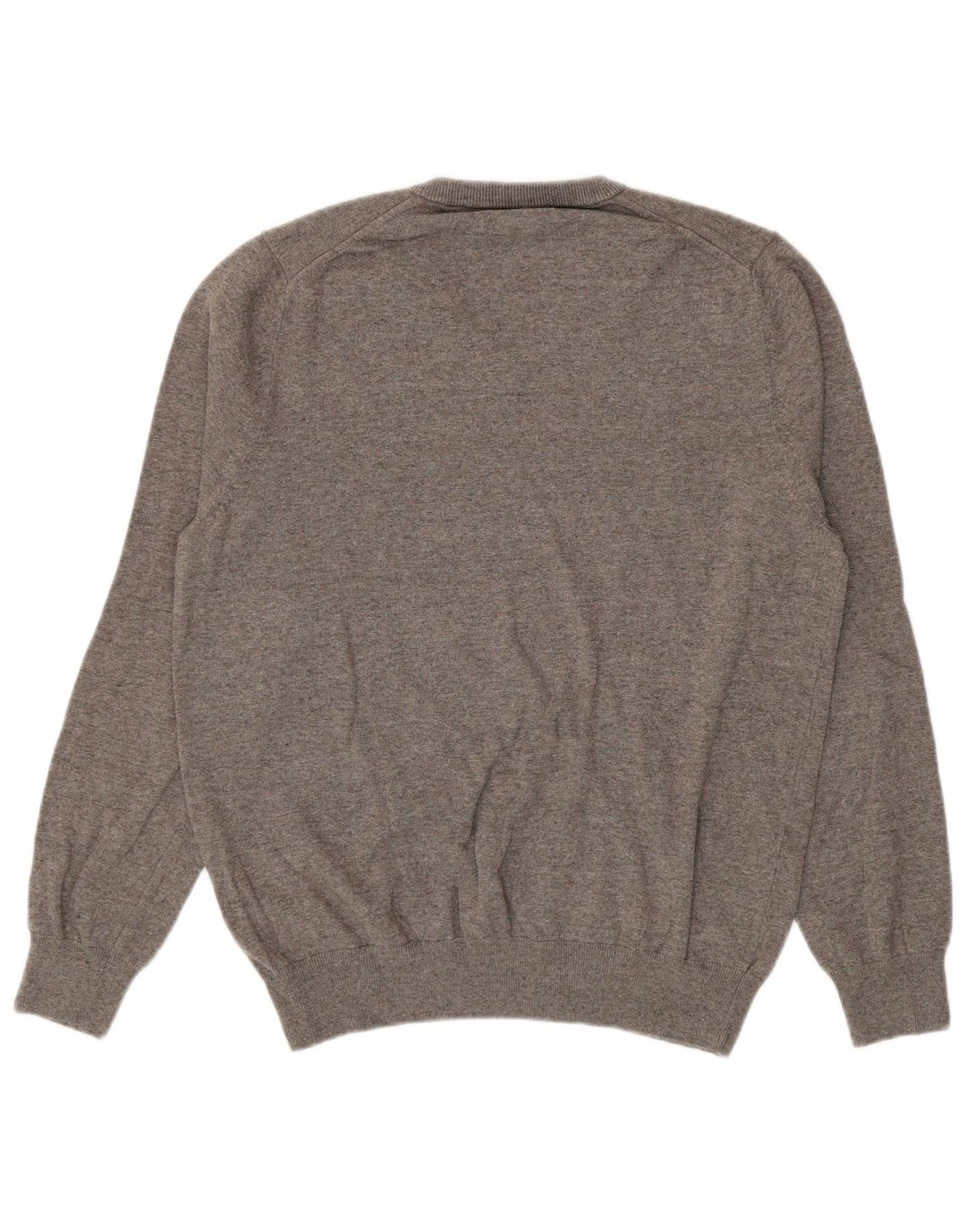 Marks & Spencer Herre V-hals sweater Stor grå bomuld