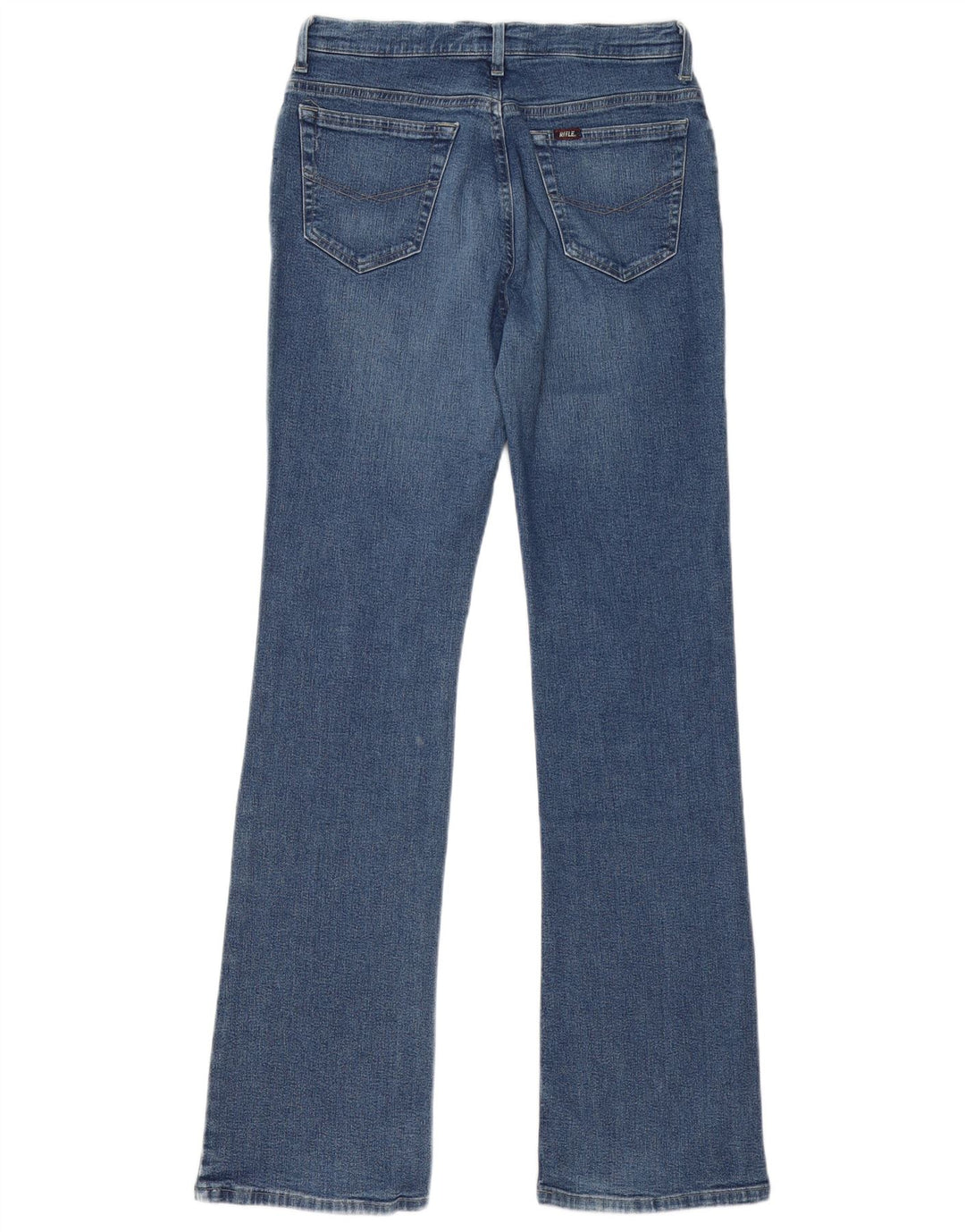 Rifle Dame Bootcut Jeans W31 L33 Marineblå Bomuld