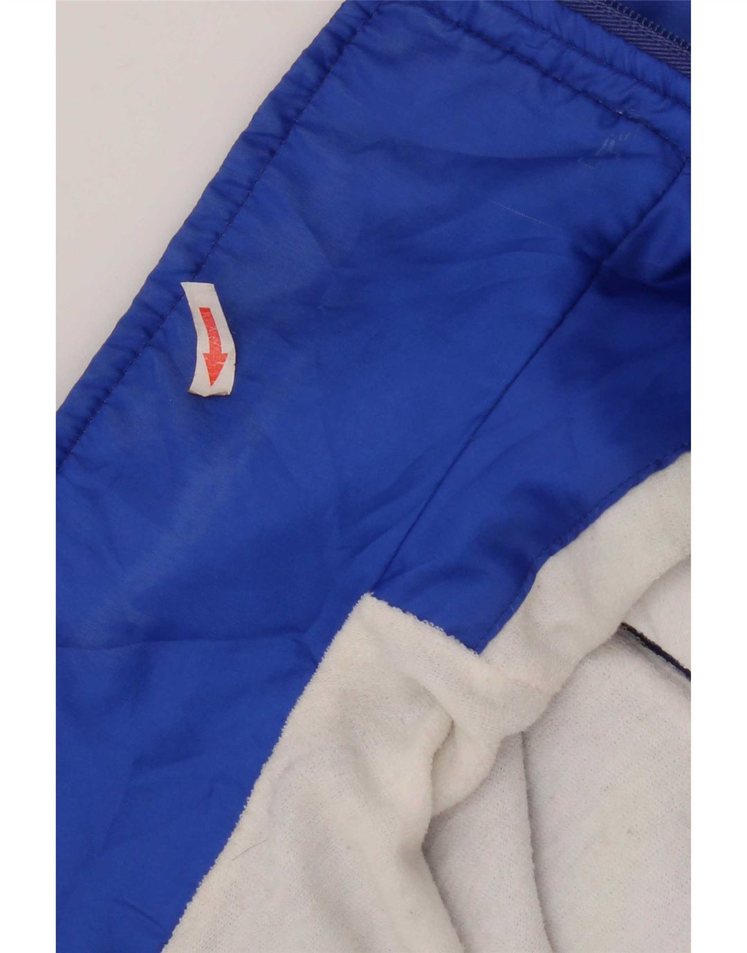Vintage træningsdragt til mænd Topjakke XL Blå Geometrisk Polyester
