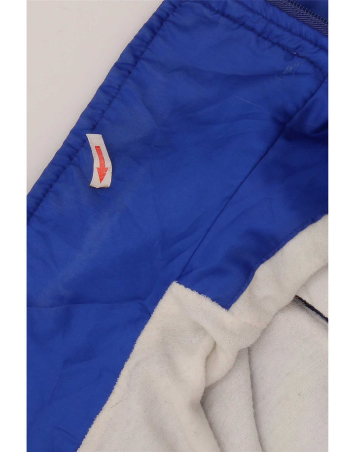 Vintage træningsdragt til mænd Topjakke XL Blå Geometrisk Polyester